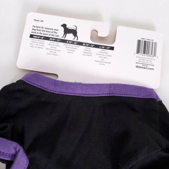 Halloween Dog Costume Shirt Medium Black "Man’s Best Friend" Pet Tee - Picture 5 of 5